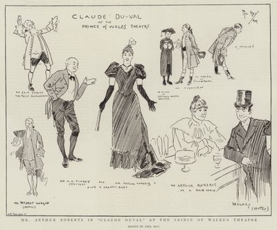 Mr. Arthur Roberts in Claude Duval im Prince of Wales
